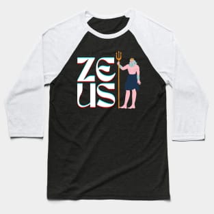 Zeus Greek Mythology Baseball T-Shirt